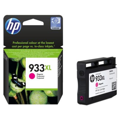 hp 933XL High Yield Ink Cartridge, Magenta Single Pack, CN055AE